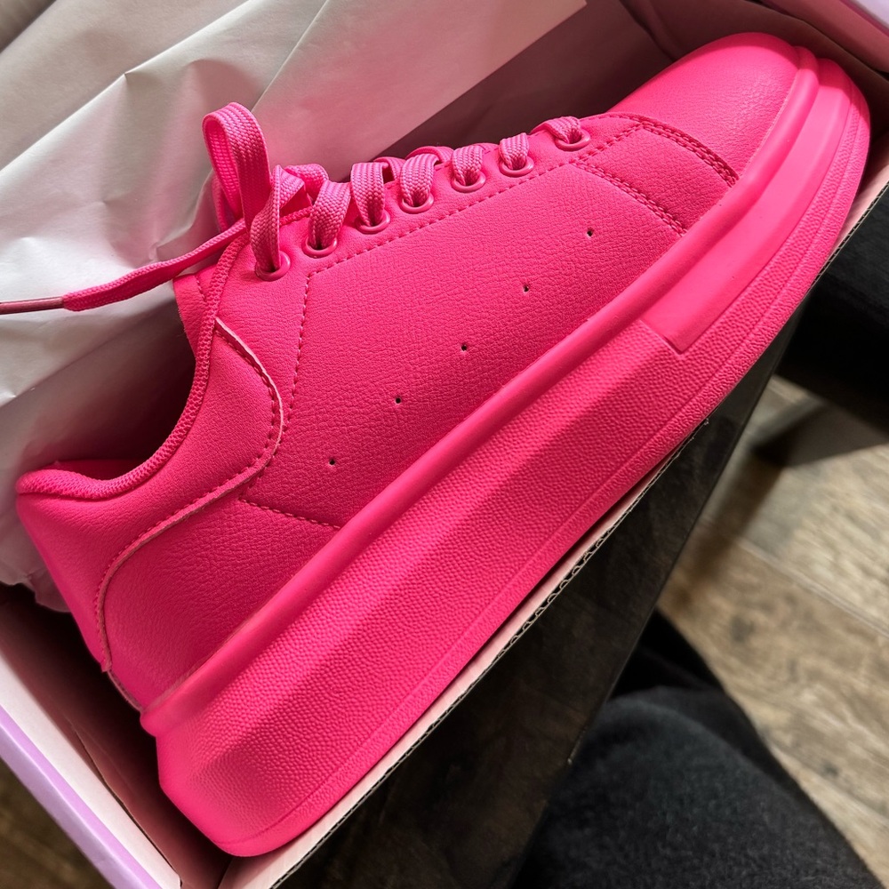 Hot Pink Platform Snickers